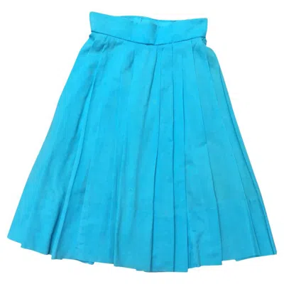Pre-owned Pucci Emilio  Cotton Mid-length Skirt In Blue