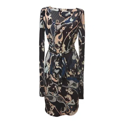 Pre-owned Pucci Emilio  Dress Size 40 In Black