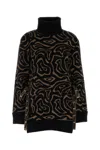 Pucci Embroidered Polyester Blend Oversize Sweater In Multi