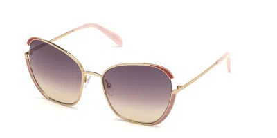 Pucci Emilio  Ep0131 32t Occhiali Da Sole Oro Per Donna In Gold