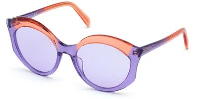 Pucci Emilio  Ep0146 83y Occhiali Da Sole Purple Per Donna In Multi