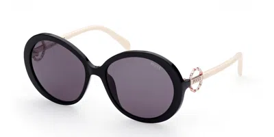 Pucci Emilio  Ep0164 01a Women's Sunglasses Black Size 58