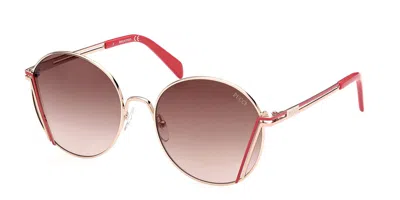 Pucci Emilio  Ep0180 28f Occhiali Da Sole Oro Per Donna In Gold