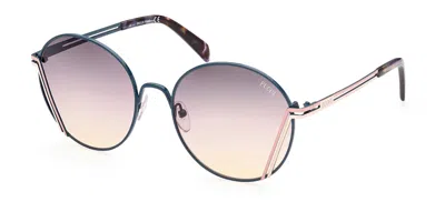 Pucci Emilio  Ep0180 98b Occhiali Da Sole Verdi Per Donna In Green