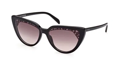 Pucci Emilio  Ep0183 01f Women's Sunglasses Black Size 58
