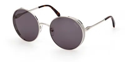Pucci Emilio  Ep0187 16a Women's Sunglasses Silver Size 56