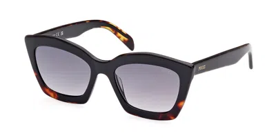 Pucci Emilio  Ep0195 05b Women's Sunglasses Black Size 54
