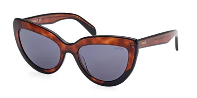 Pucci Emilio  Ep0196 56v Women's Sunglasses Tortoiseshell Size 56