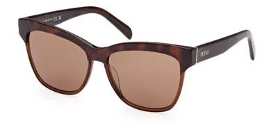 Pucci Emilio  Ep0198 56e Women's Sunglasses Tortoiseshell Size 57