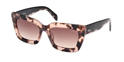 Pucci Emilio  Ep0202 55f Women's Sunglasses Tortoiseshell Size 54
