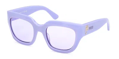 Pucci Emilio  Ep0215 78v Women's Sunglasses Purple Size 51