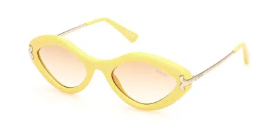 Pucci Emilio  Ep0223 39f Women's Sunglasses Yellow Size 54