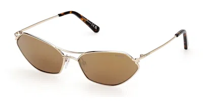 Pucci Emilio  Ep0224 32g Women's Sunglasses Gold Size 60