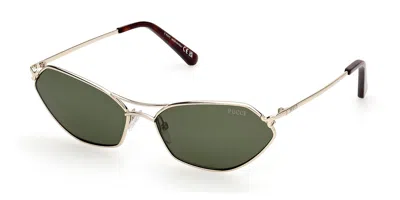Pucci Emilio  Ep0224 32n Women's Sunglasses Gold Size 60