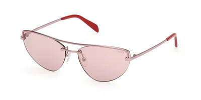 Pucci Emilio  Ep0226 72u Women's Sunglasses Gold Size 59