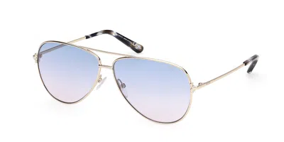 Pucci Emilio  Ep0229 32w Women's Sunglasses Gold Size 60