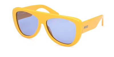 Pucci Emilio  Ep0231 39v Women's Sunglasses Yellow Size 58