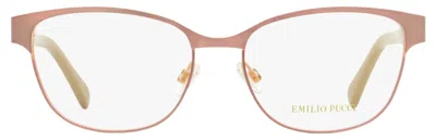 Pucci Emilio  Ep5016 Oval Acetate Eyeglasses In Pink