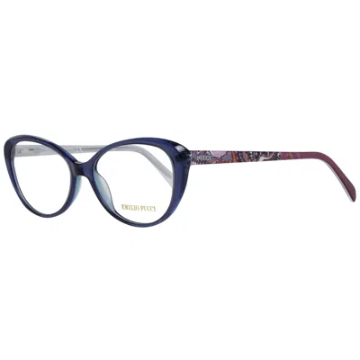 PUCCI EMILIO PUCCI EP5031 BLUE CAT-EYE OPTICAL EYEGLASSES
