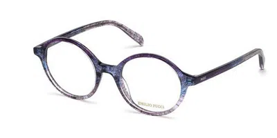 Pucci Emilio  Ep5091 Women's Glasses, Rainbow, Size 50 In Multi