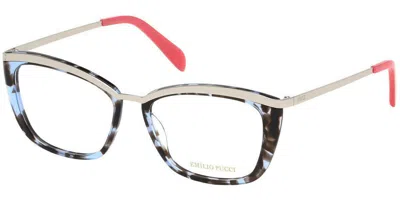 Pucci Emilio  Ep5093 Women's Glasses, Rainbow, Size 54 In Multi