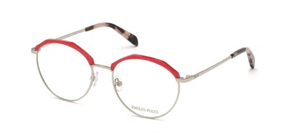 Pucci Emilio  Ep5103 Women's Glasses, Red, Size 52