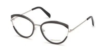 Pucci Emilio  Ep5106 Women's Glasses, Black, Size 53