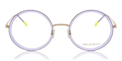 Pucci Emilio  Ep5113 080 Women's Glasses Purple Size 49 - Free Lenses - Blue Light Block Available