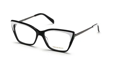 Pucci Emilio  Ep5136 Women's Glasses, Black, Size 54