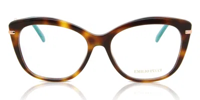 Pucci Emilio  Ep5163 052 Occhiali Da Vista Tartarugatishell Per Donna (solo Montatura) In Brown