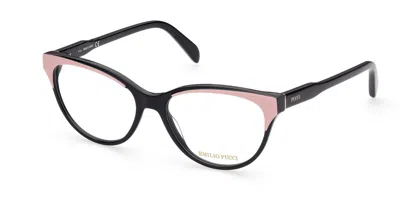 Pucci Emilio  Ep5165 005 Occhiali Da Vista Neri Per Donna (solo Montatura) In Yellow