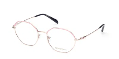 Pucci Emilio  Ep5169 028 Occhiali Da Vista Rosa Per Donna (solo Montatura)