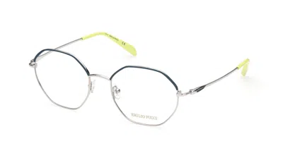 Pucci Emilio  Ep5169 016 Occhiali Da Vista Argentati Per Donna (solo Montatura) In Silver