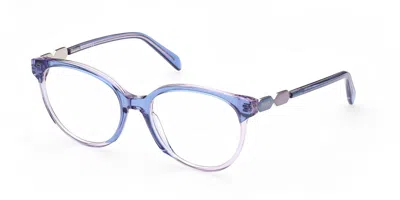 Pucci Emilio  Ep5184 086 Women's Glasses Purple Size 53 - Free Lenses - Blue Light Block Available In Transparent Blue Purple