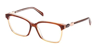 Pucci Emilio  Ep5185 056 Occhiali Da Vista Marroni Per Donna (solo Montatura)