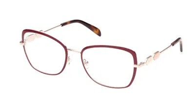 Pucci Emilio  Ep5186 Women's Glasses, Red, Size 56 In Gold