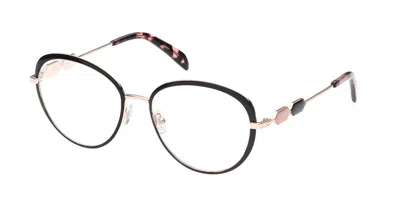Pucci Emilio  Ep5187 005 Occhiali Da Vista Neri Per Donna (solo Montatura) In Black