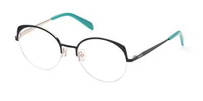 Pucci Emilio  Ep5189 005 Occhiali Da Vista Neri Per Donna (solo Montatura) In Black