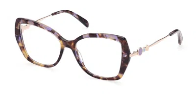 Pucci Emilio  Ep5191 055 Women's Glasses Tortoiseshell Size 53 - Free Lenses - Blue Light Block Avail In Colored Tortoise