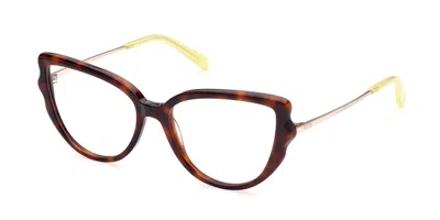 Pucci Emilio  Ep5192 Women's Glasses, Tortoiseshell, Size 54 In Brown