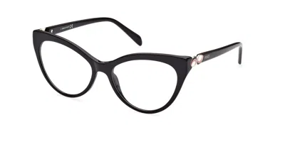 Pucci Emilio  Ep5196 001 Women's Glasses Black Size 54 - Free Lenses - Blue Light Block Available