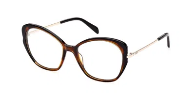 Pucci Emilio  Ep5200 Women's Glasses, Tortoiseshell, Size 54 In Brown