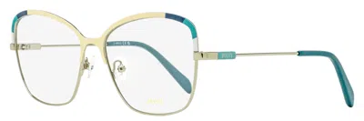 Pucci Emilio  Ep5202 Color-block Metal Eyeglasses In Palladium