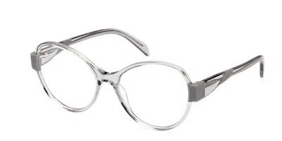 Pucci Emilio  Ep5205 Women's Glasses, Clear, Size 55 In Gray