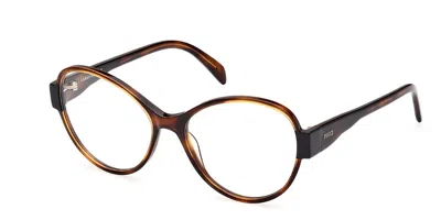 Pucci Emilio  Ep5205 Women's Glasses, Tortoiseshell, Size 55 In Brown
