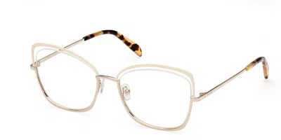 Pucci Emilio  Ep5208 Women's Glasses, Gold, Size 55