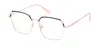 Pucci Ep5210 Square-frame Eyeglasses In Gold