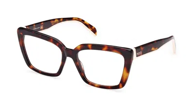 Pucci Emilio  Ep5224 Women's Glasses, Tortoiseshell, Size 55 In Brown