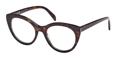 Pucci Emilio  Ep5240 Women's Glasses, Tortoiseshell, Size 51