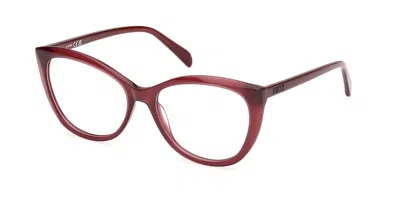 Pucci Emilio  Ep5249 Women's Glasses, Burgundy, Size 55